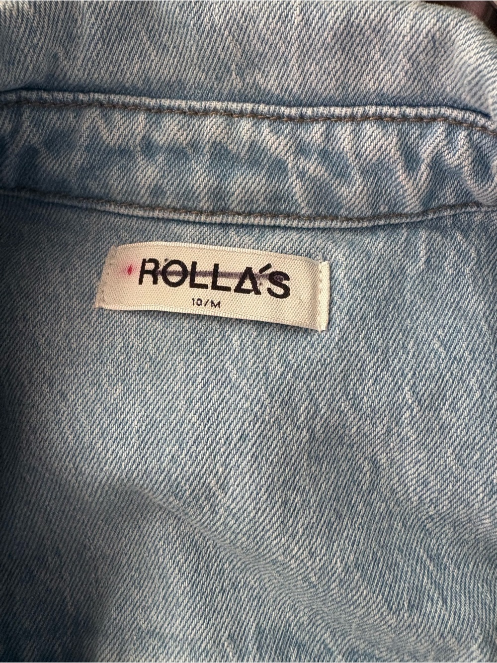 Rolla’s Sailor Romper in Luna Light Blue Vintage Denim Size Medium - Picture 11 of 14